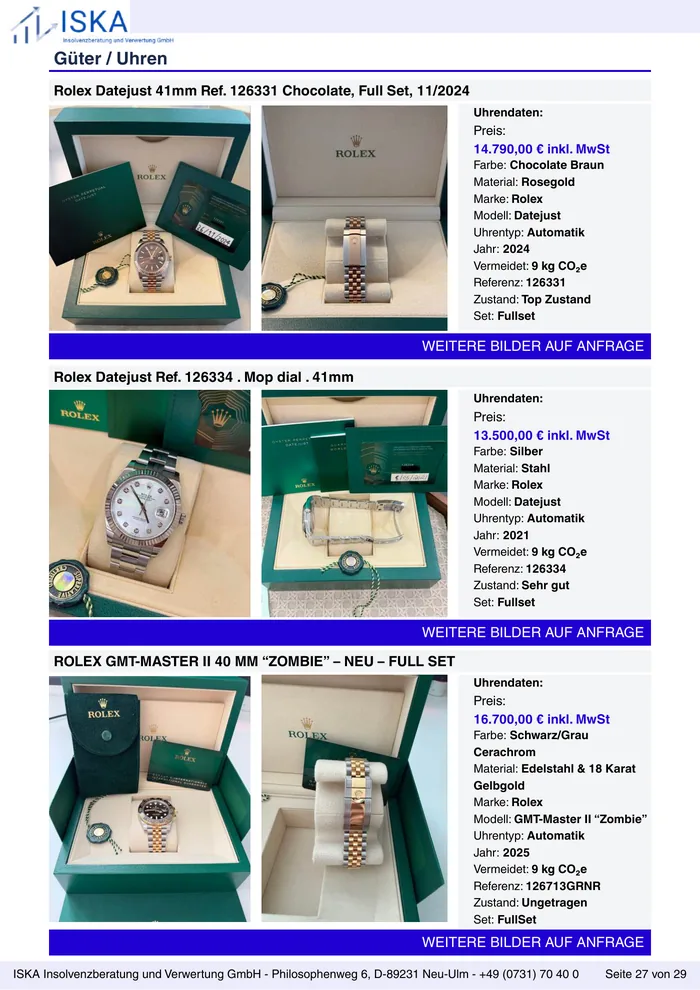 Seite 27 des Quartalskatalogs